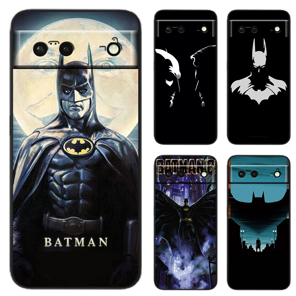 Luxury Fashion Batman Logo Phone Case For Google Pixel 7 6 Pro 6a 5a 5 4 4a  Xl 5g Black Soft Cover Fundas Coque Cover - Mobile Phone Cases & Covers -  AliExpress