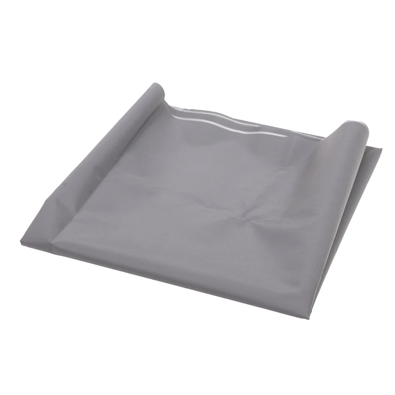 5X Silver Reflective Fabric Sew On Cloth Material Highlight Chemical Fiber 39.4Inch