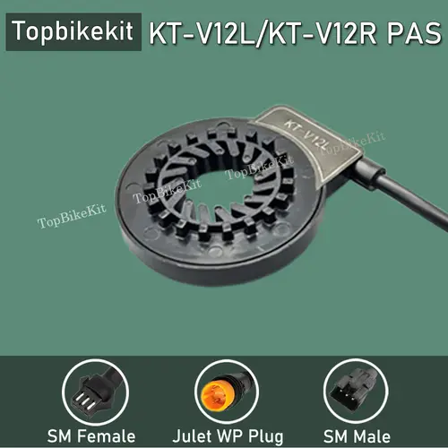 Ebike KT BZ-10C PAS/ KT-V12L PAS/ KT-D12L/R 5PAS 8PAS Pedal Assistant Sensor with 3pins Julet WP or SM-3A Plug Ebike Motor Parts - Image 5