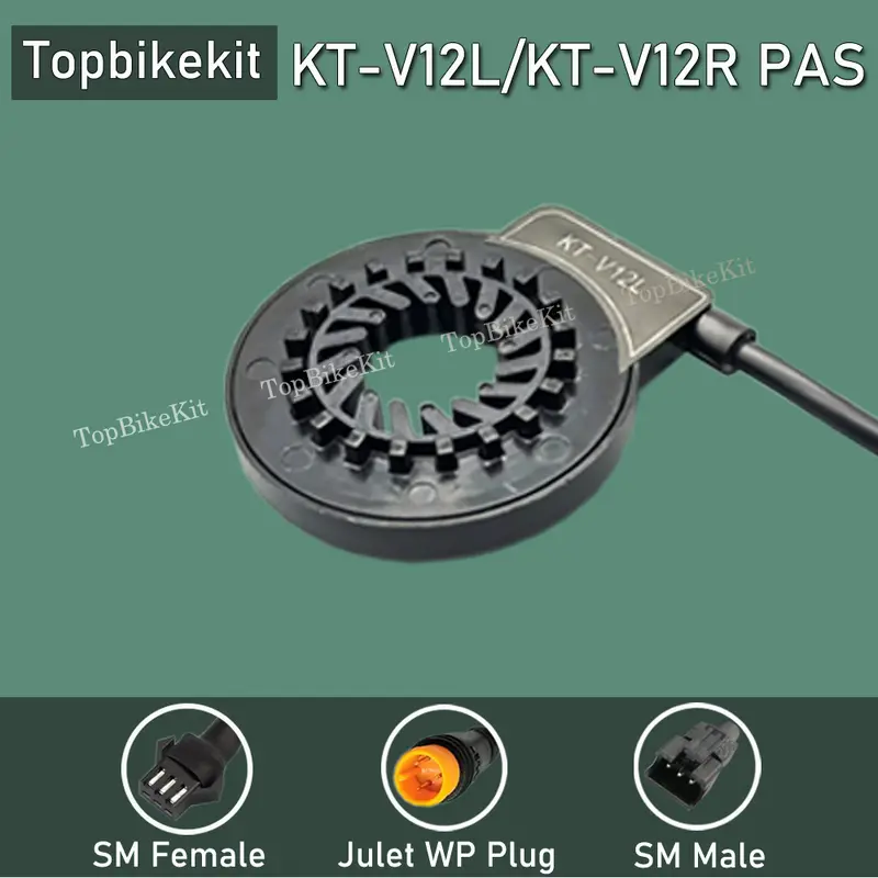 Ebike KT BZ-10C PAS/ KT-V12L PAS/ KT-D12L/R 5PAS 8PAS Pedal Assistant Sensor with 3pins Julet WP or SM-3A Plug Ebike Motor Parts - Image 5