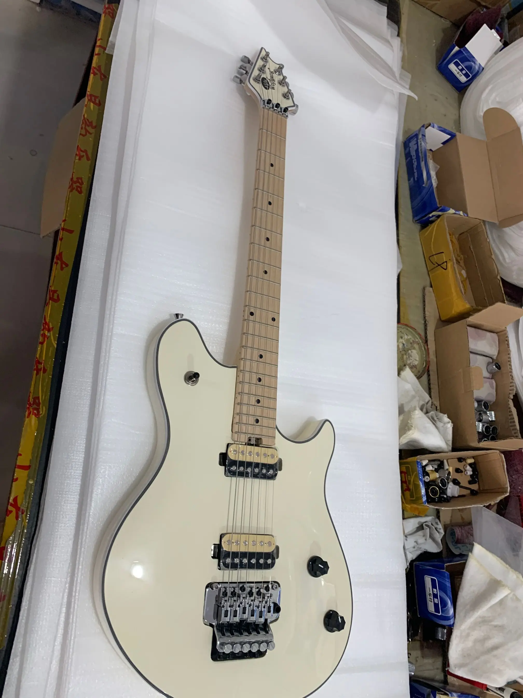 Custom Electric Guitar In Cream 20200913 Electric Guitar AliExpress