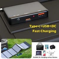 Panneau solaire portable 1000W 18V, chargeur 12V USB DC, panneaux pliables pour camping, pour téléphone portable, ordinateur portable, station d'alimentation 4
