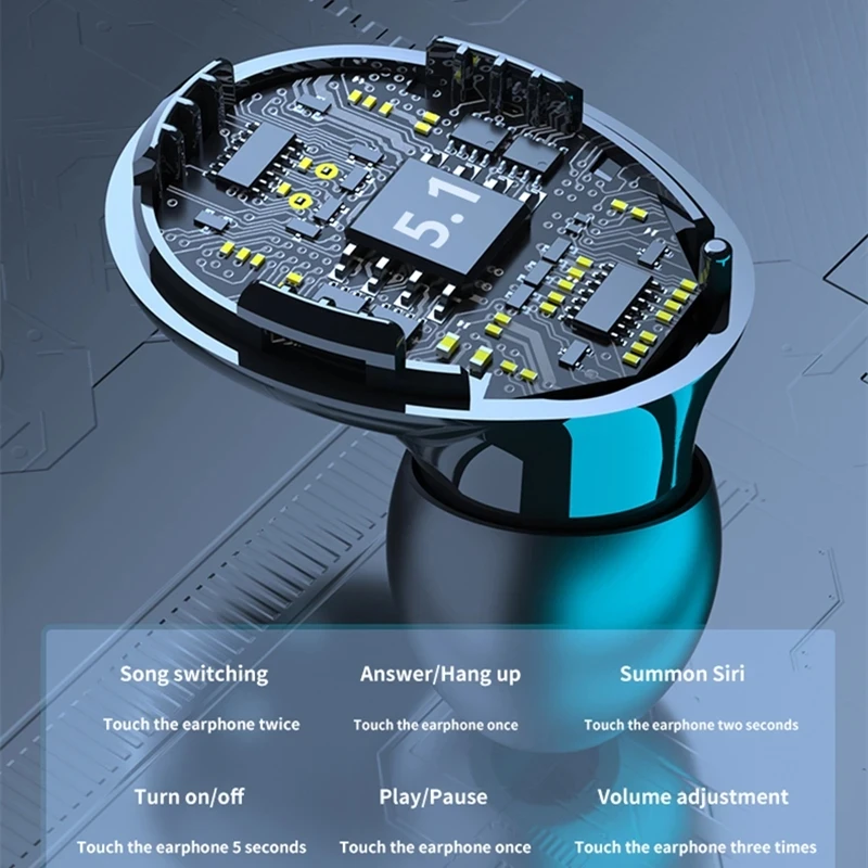 VBNBV TWS  ̾,   ĵ ̾, ׷ , LED ÷,  , ũ , 3500mAh