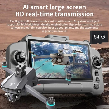 SHOUG603 Pro Drone Gps Professionale 8k Hd Macchina Fotografica Touch Screen di Controllo Remoto 5gwifi Smart Ritorno Brushless Big Uav Rc Quadcopter