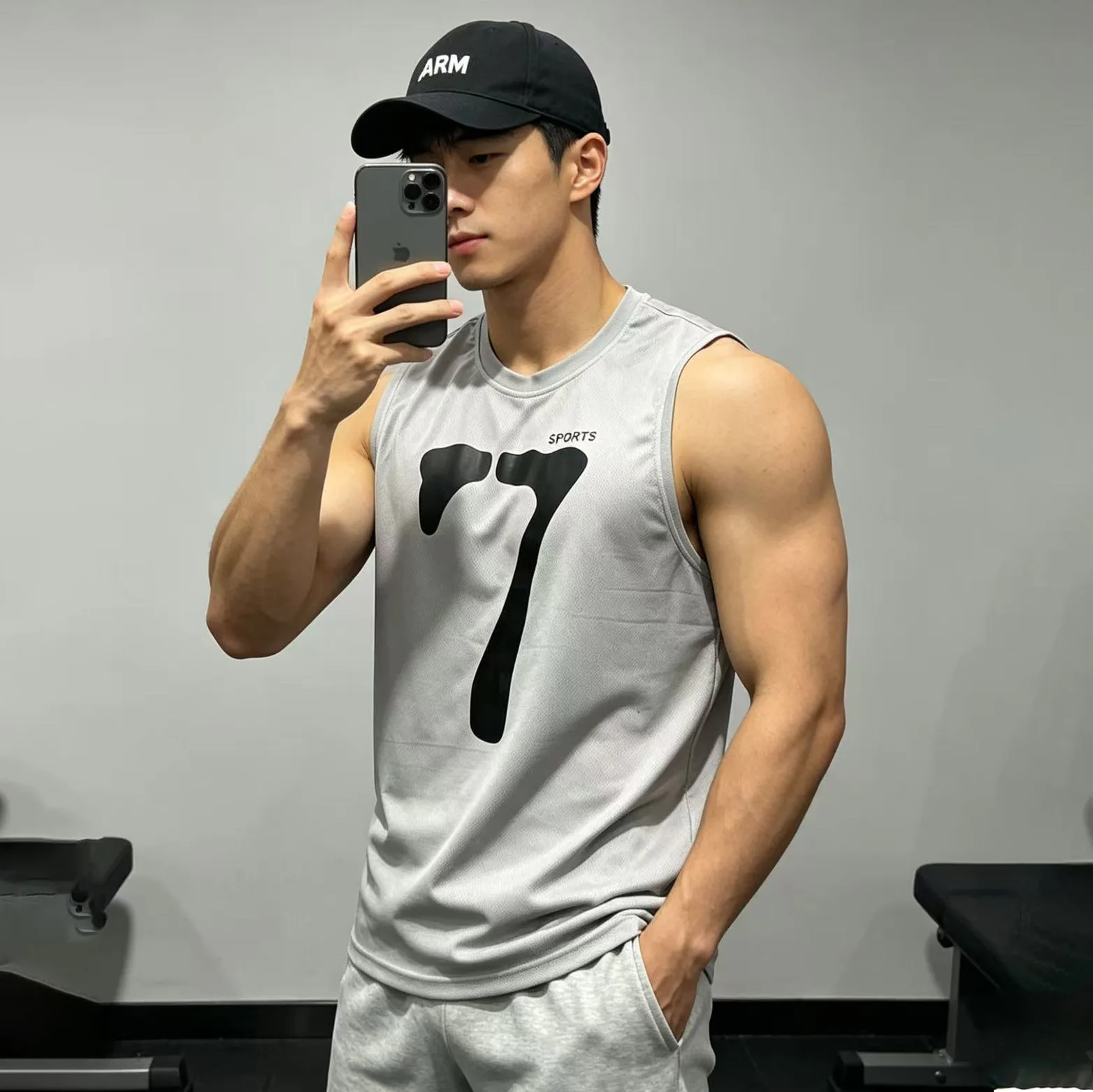 여름 남성용 짐 탱크탑 피트니스 트레이닝 의류 속건성 루즈핏 보디빌딩 민소매 셔츠 남성 패션 농구 조끼