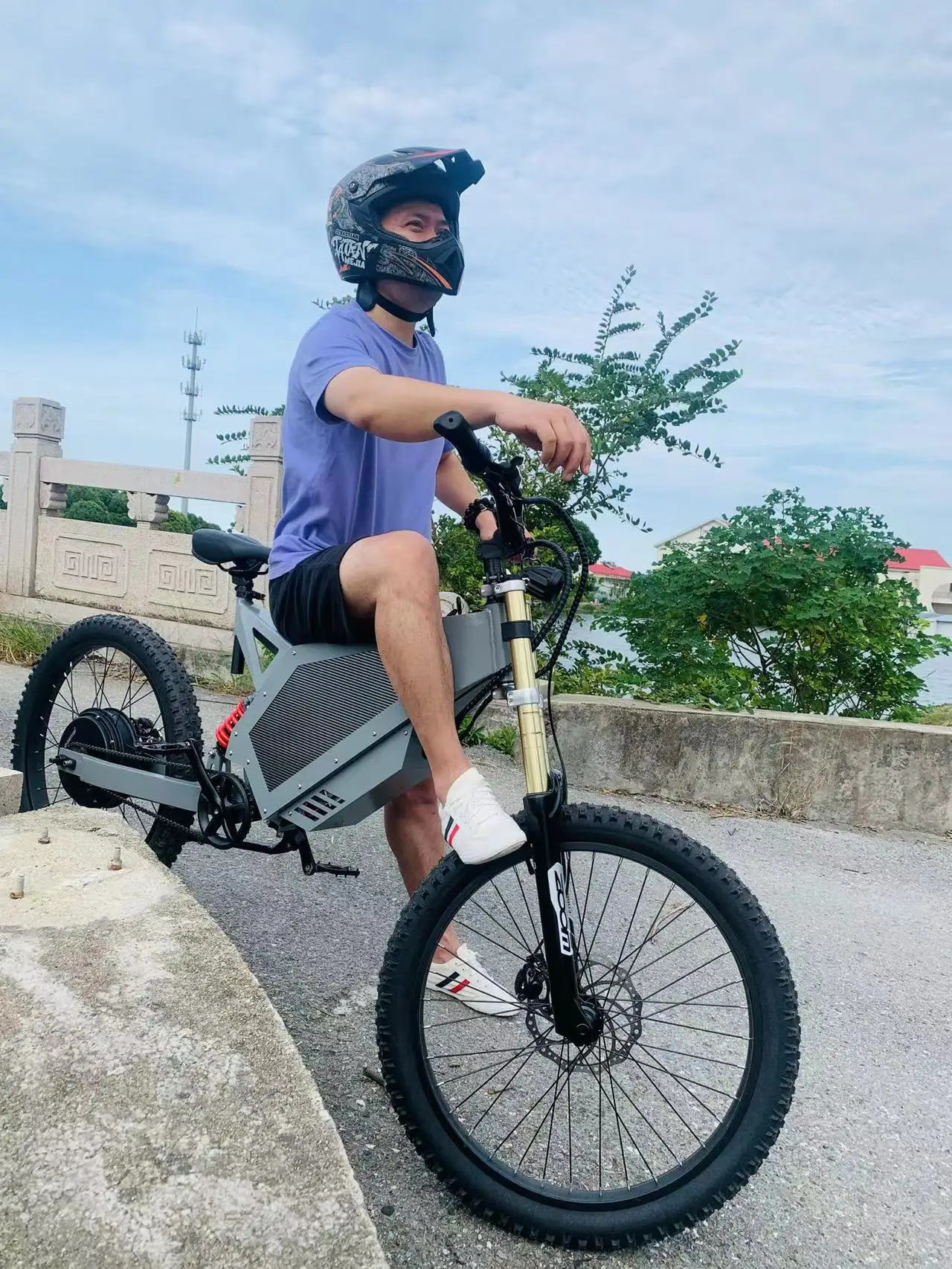 Popular SS60 Electric Mountain Bike 5000w Bomber Bicycle