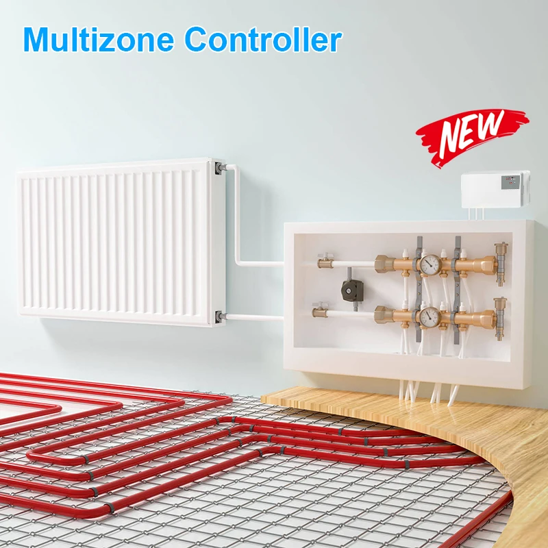 Floor Heating Air To Water Heat Pump Radiators Installation Air