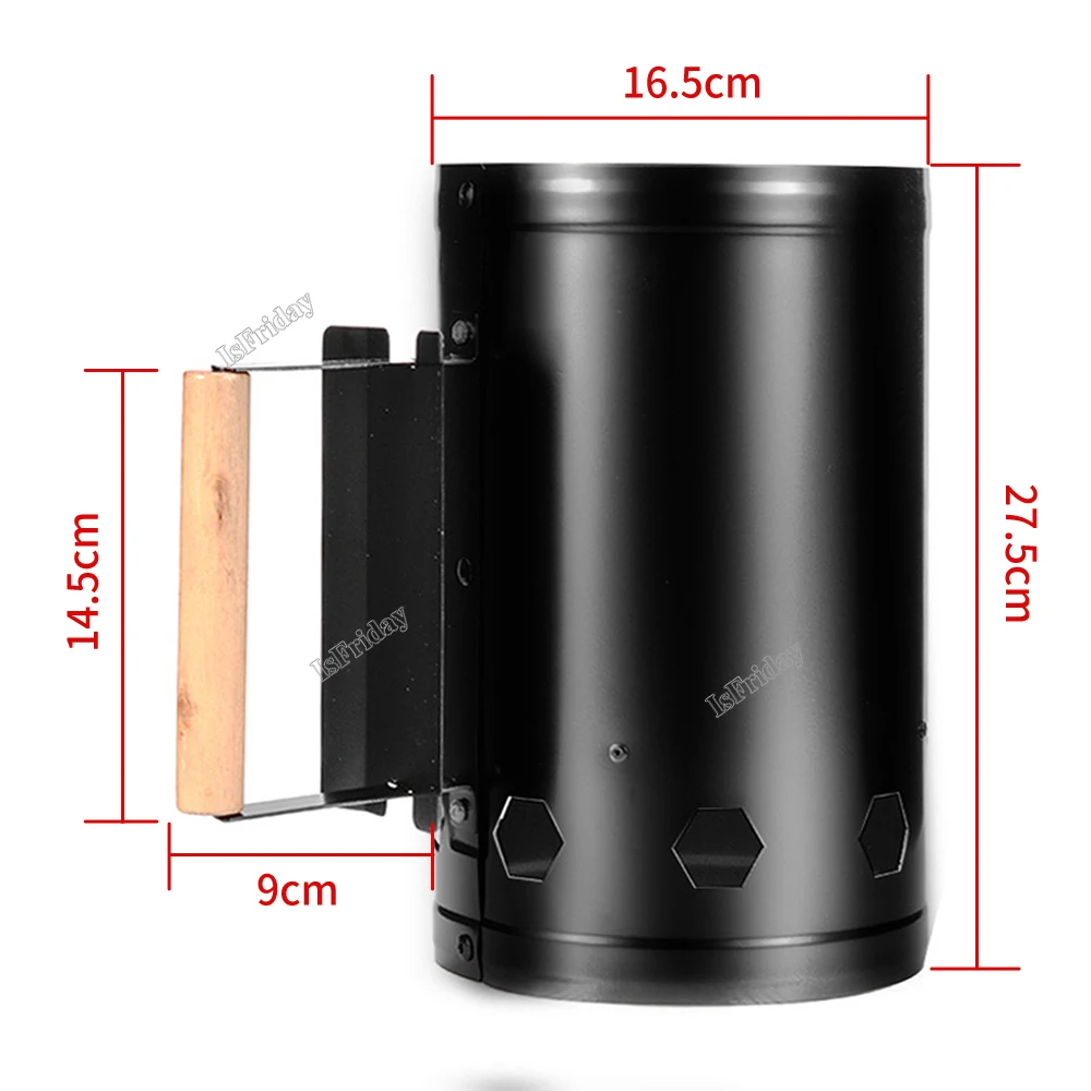 Wedhapy Charcoal Chimney Starter,Charcoal Burner Chimney Starter St