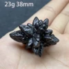 Natural Black Diamond irregular Prophecy Rock Carbonado Crystal Quartz Points Mineral Ore Healing Stone Home Decor 6