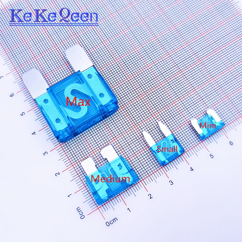 Inser Auto Car Fuse 1A 2A 3A 5A 7.5A 10A 15A 20A 25A 30A 35A 40A 50A 60A 70A 80A 90A 100A 120A ZINC Pins Mini Small Medium Max car fuse kit,car fuses