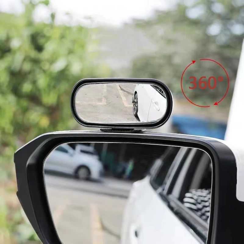 Car Rearview Wide Angle Mirror 360&deg; Blind Spot Aid