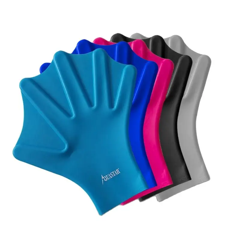Soft Silicone Diving Webbed Gloves for Adults and Children, 100% Silicone, Swimming Training Paddles, Frog Palm, Swimming Aid 2