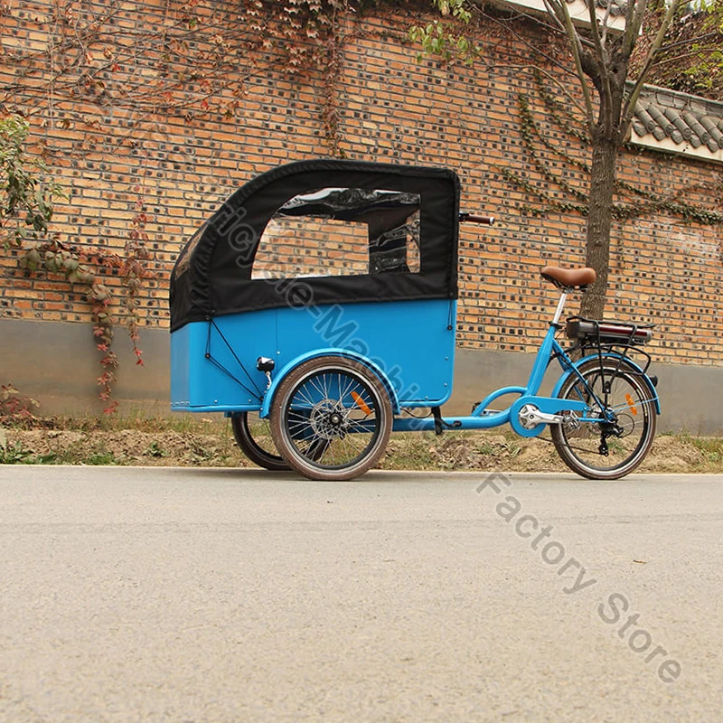 Triporteur Cargo Bike EU Warehouse Sweden Electric Family Cargo