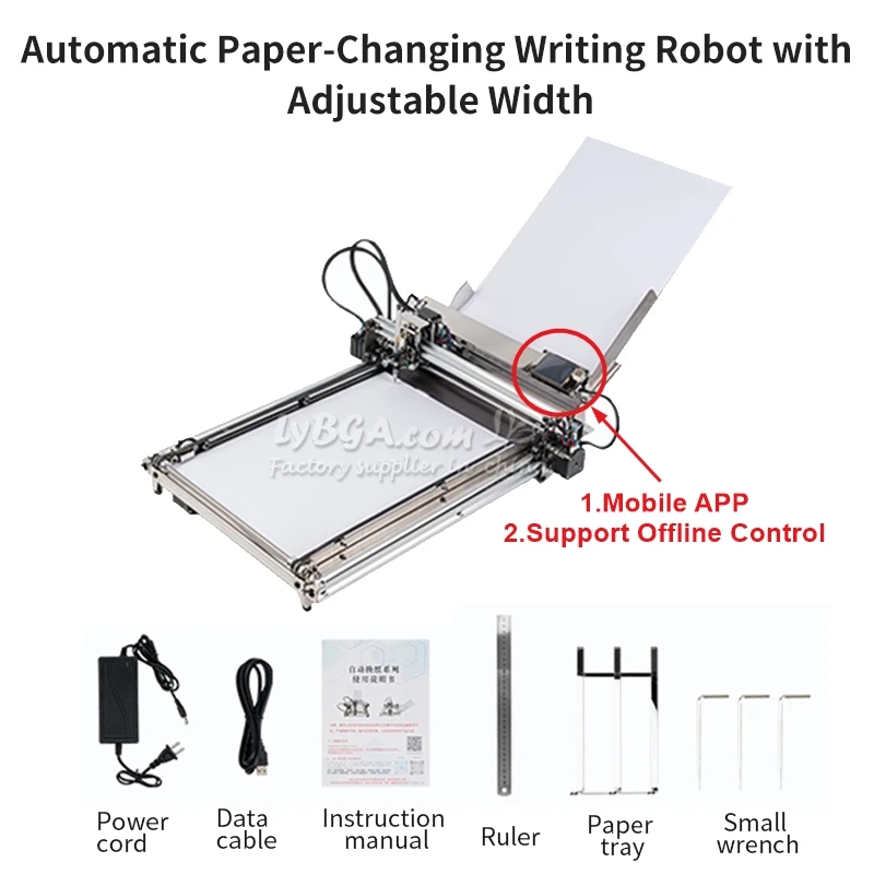 LY NEW A3 Size Professional Assembled Auto Paper Feeding Drawbot Pen ...