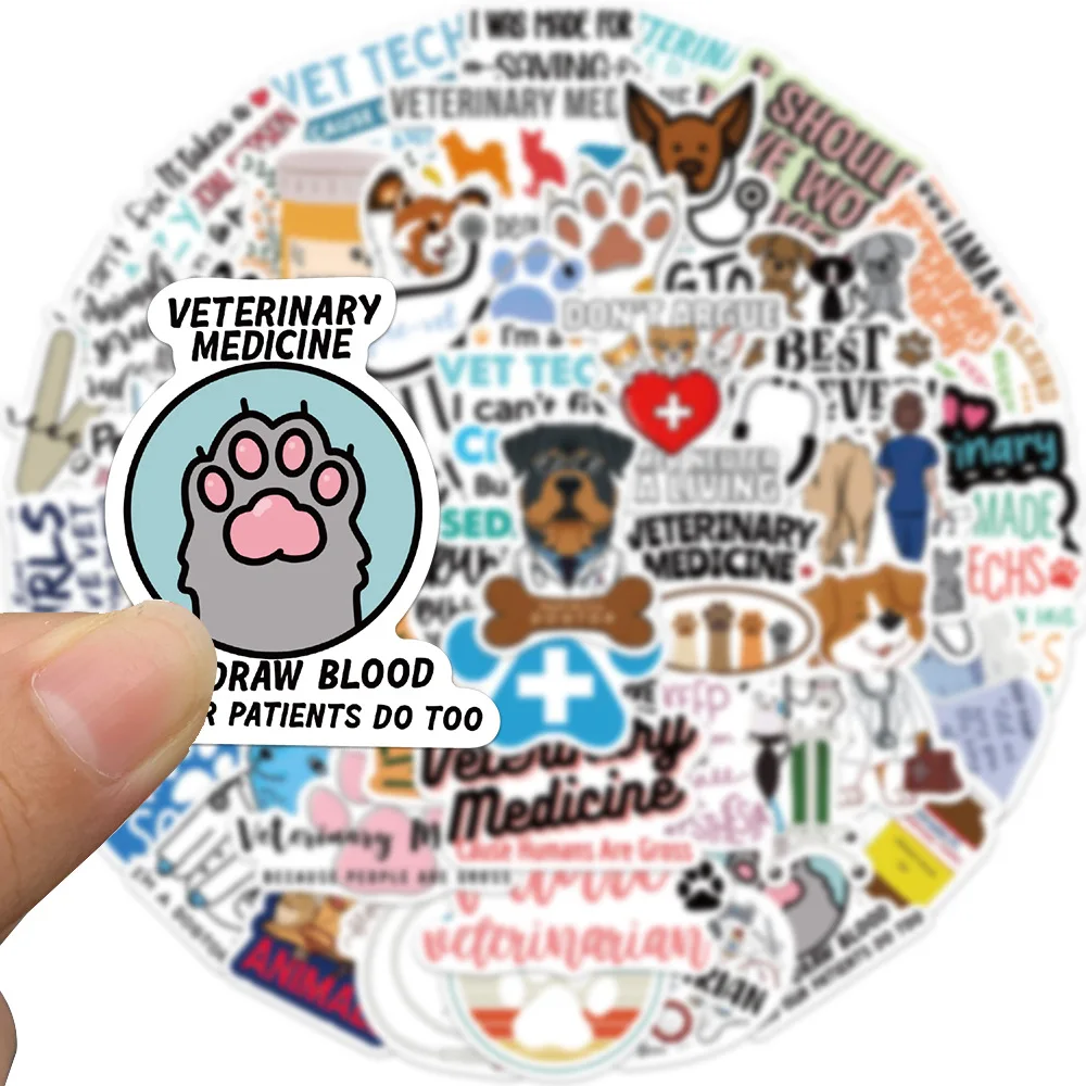 50PCS Cartoon Nurse Stickers Pretty Angel in White Stickers DIY Mobile  Phone Scrapbook Decorative Stickers