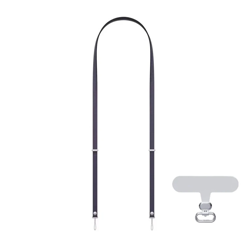 Magnetic Crossbody Phone Lanyard with Universal Clip and Woven Strap