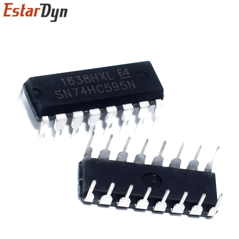 

10PCS SN74HC595N DIP16 SN74HC595 DIP 74HC595N 74HC595 new IC