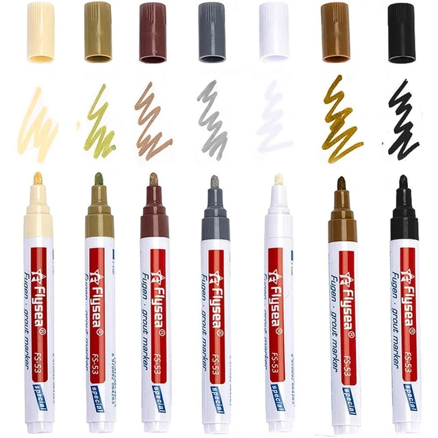 Color Pen Refill White Bathroom Repair  Waterproof Marker Tiles Repair -  Color Pen - Aliexpress