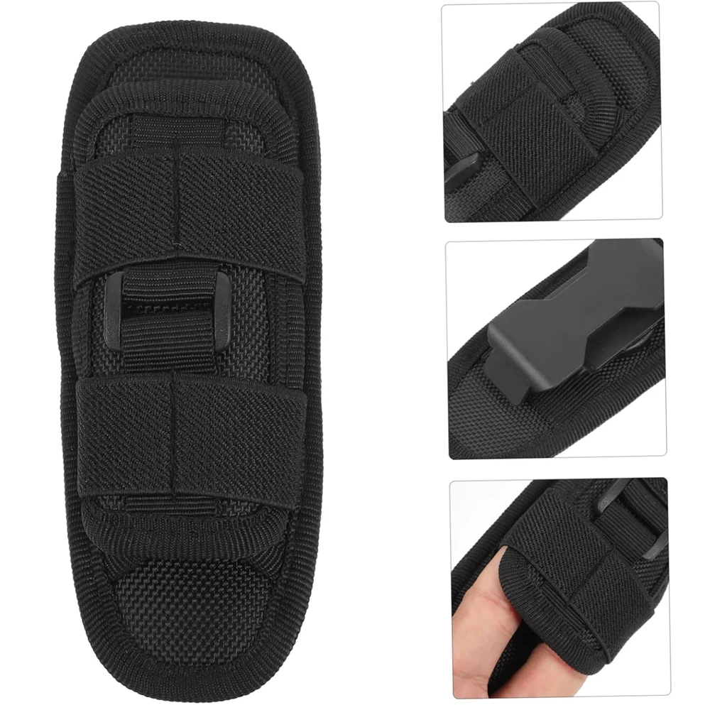 1PCS Tactical Flashlight Holster Pouch for Duty Belt Police Safety Belt Carrying Case Flashlight Carry Bag for Law Enforcement