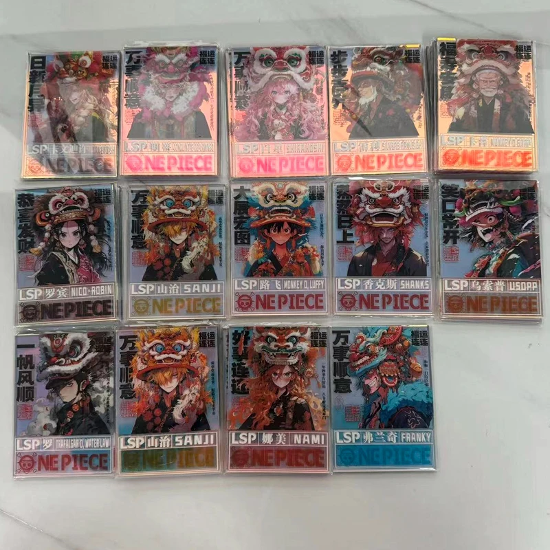 Anime One Piece LN JR LSP Series Collection Card Nami Hancock Uta Vivi Sanji Yamato Luffy Children's Toy