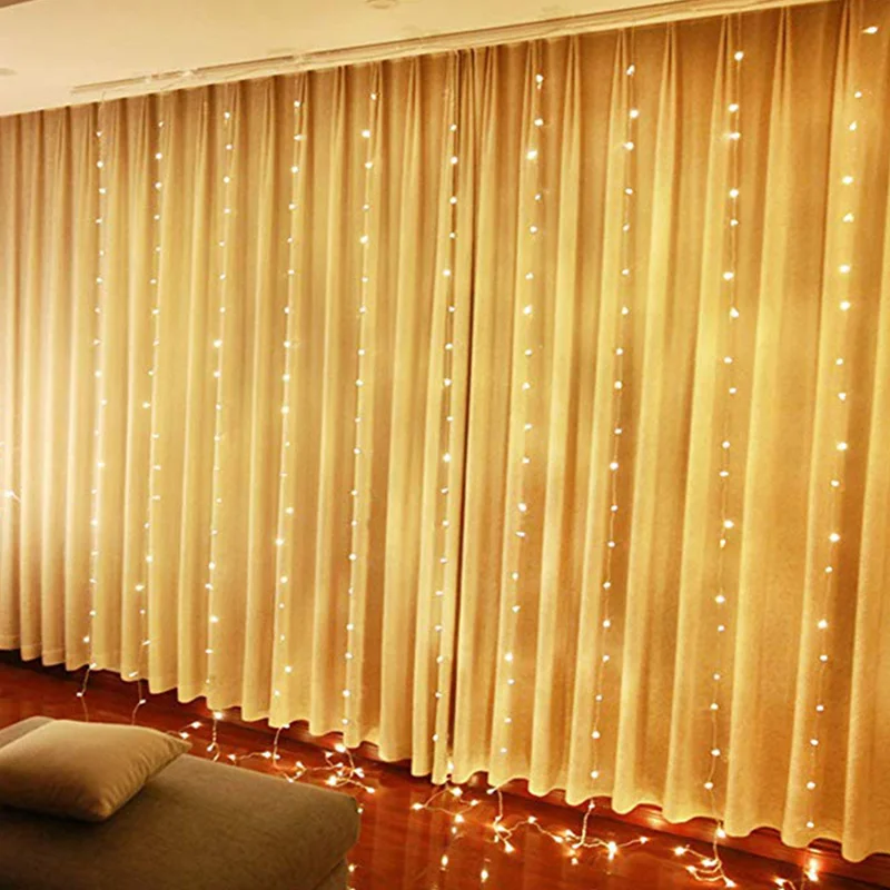 

USB Festoon String Light Fairy Garland Curtain Light Christmas Light Christmas Decor For Home Holiday Decorative New Year Lamp