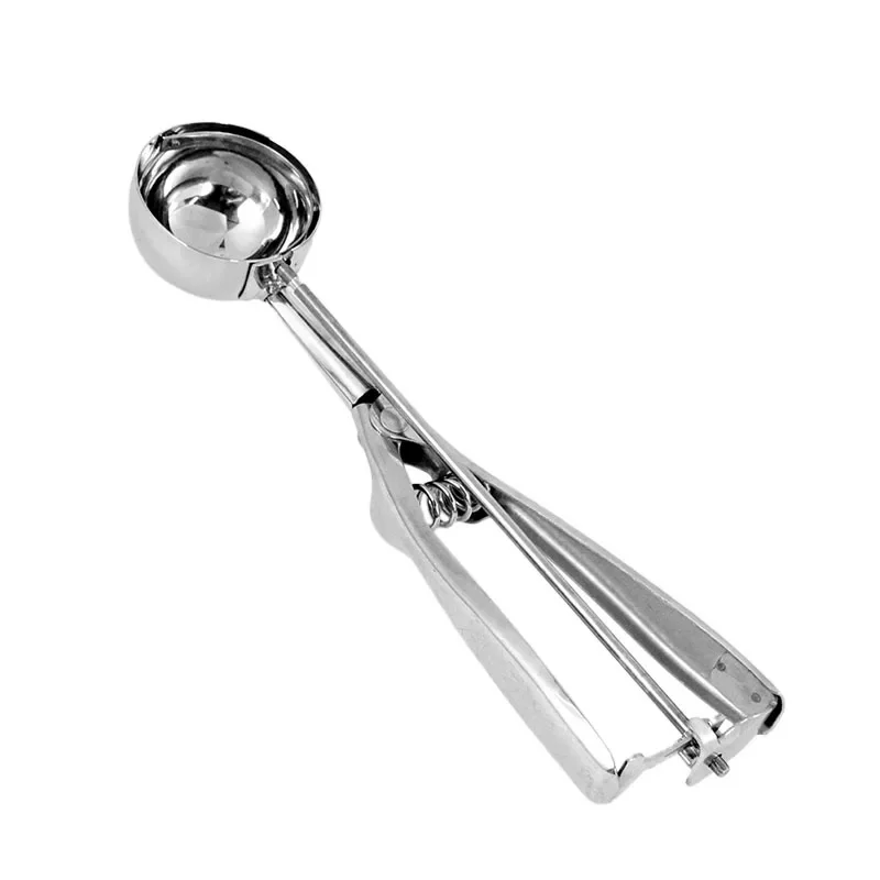 Kitchen Ice Cream Tools Utensils Stainless Steel Mash Potato Ice Cream Spoon Scoops Gadgets 1pcs 4cm/5cm/6cm kitchen scoop ice cream stick tools