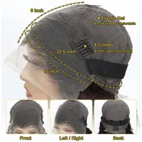 30 pouces chocolat brun vague profonde dentelle avant perruques cheveux humains bouclés 200 densité 13x6 HD dentelle frontale perruque perruque de cheveux humains pour les femmes 6