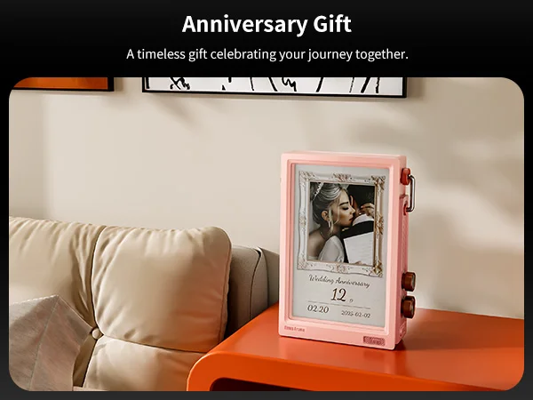 Divoom Times Frame - Cadre Photo Numérique Transparent (10,1 Pouces