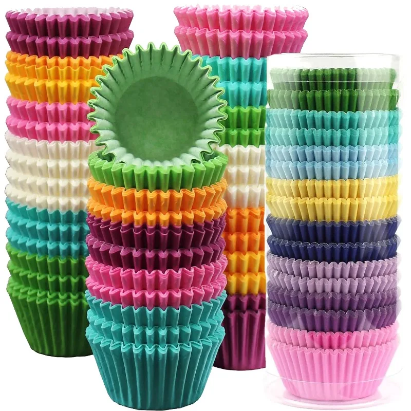 100pcs Mix Baking Cups Cupcake Liners Holders Paper Cup Baking Molds Greaseproof Muffin Wrappers Cupcakes Cake Tools 100pcs Mix Baking Cups Cupcake Liners Holders Paper Cup Baking Molds Greaseproof Muffin Wrappers Cupcakes Cake Tools