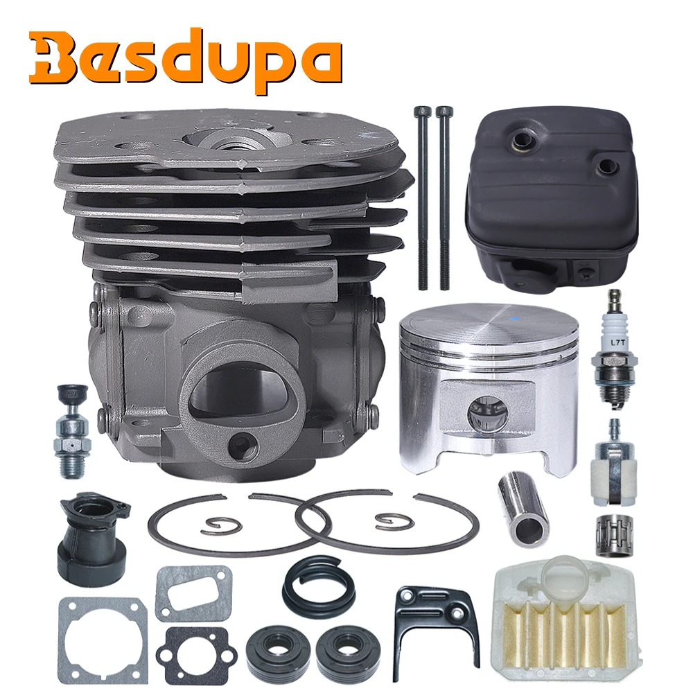 45mm Cylinder Piston Exhaust Muffler Air Filter Kit For Husqvarna 353