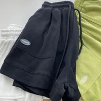 2026 Women's Comfortable Loose Wide-legged Drawstring A Pants Slim Waist Slim Fit Casual Home Versatile Sports Shorts New - Image 3