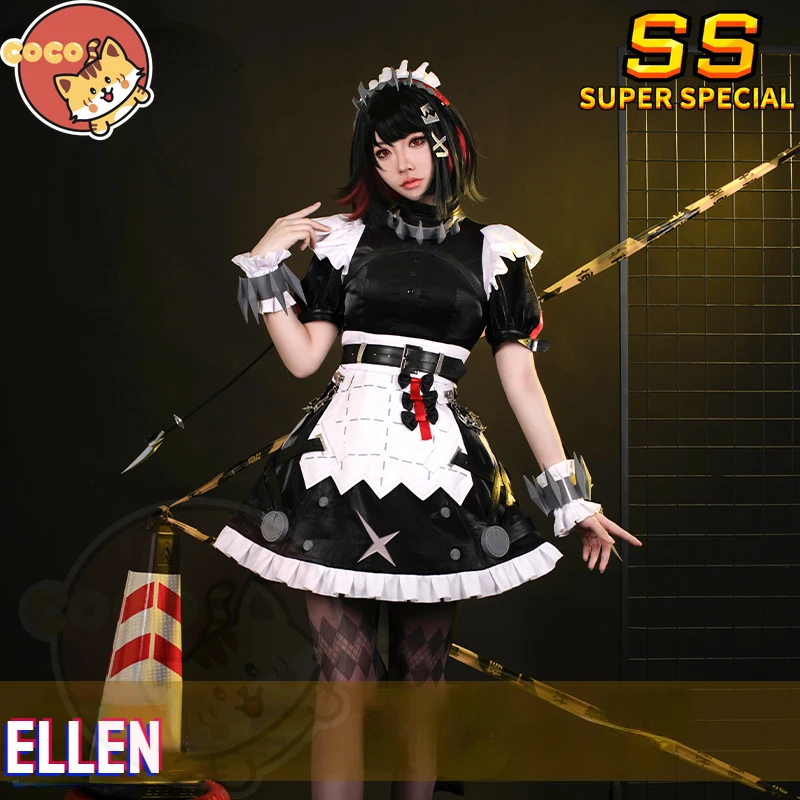 

Game ZZZ Ellen Cosplay Costume Game Zenless Zone Zero Ellen Joe Cosplay Victoria Housekeeping Costume Ellen Cosplay Wig CoCos-SS