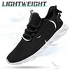 Men Vulcanized Shoes Breathable Comfortable Casual Sneakers Anti-slip Lace-up Tennis Walking Flats Shoe Zapatos Hombre Size 36 3