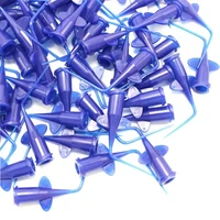 Embout de seringue dentaire jetable en plastique, 20/50 pièces, Irrigation Endo, Canal radiculaire, aiguille d'irrigation, Injection dentaire, recharge de médicaments 2