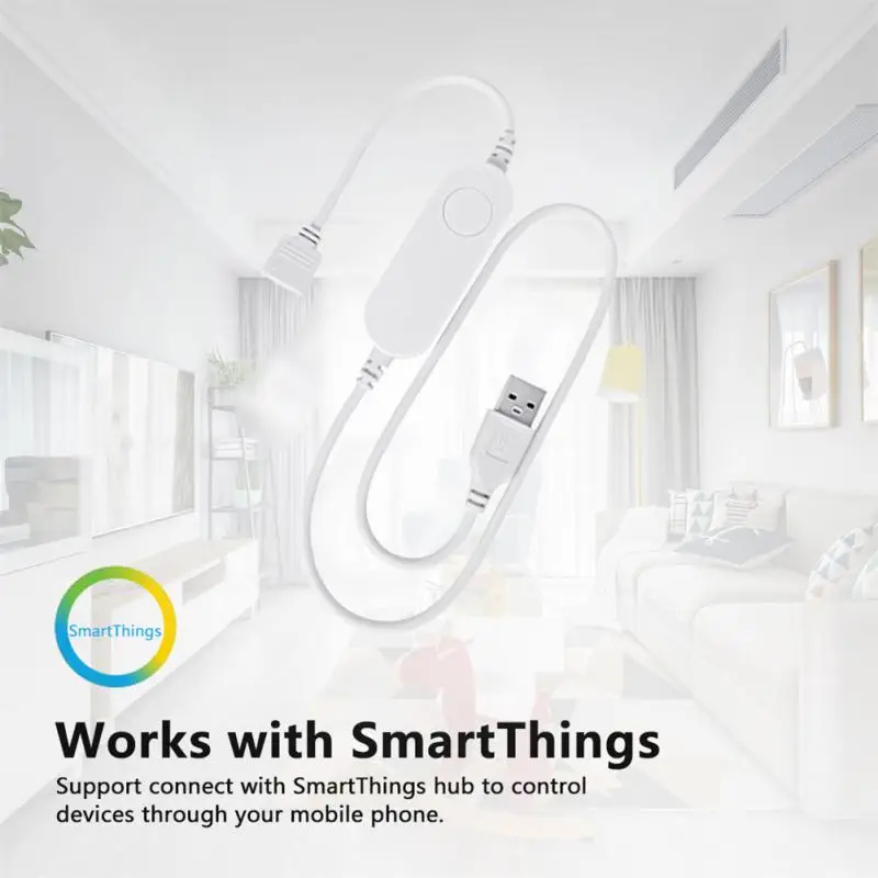 

Контроллер светодиодной ленты USB 5 В, умный мини-регулятор яркости RGB RGBW Tuya, работает с ассистентом Alexa