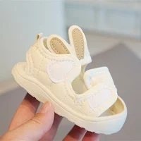 Boys Baby Rabbit Ear Sandals Summer Cute Girls Infant Kick Resistant Beach Sport Sandal Anti Slip Soft Sole Kids Toddler Sandals 5