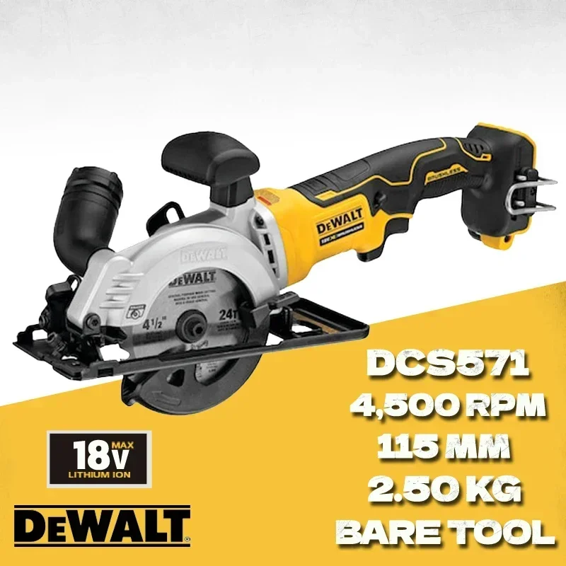 DEWALT Circular Saw DCS571 ATOMIC 20V MAX 115MM 4-1/2-Inch