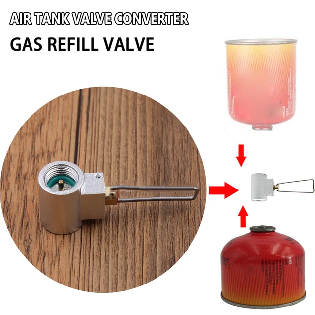 Kültéri Kemping Gáztartály -Szelep Adapter Piknik Légkazettás Újratöltők - Image 4