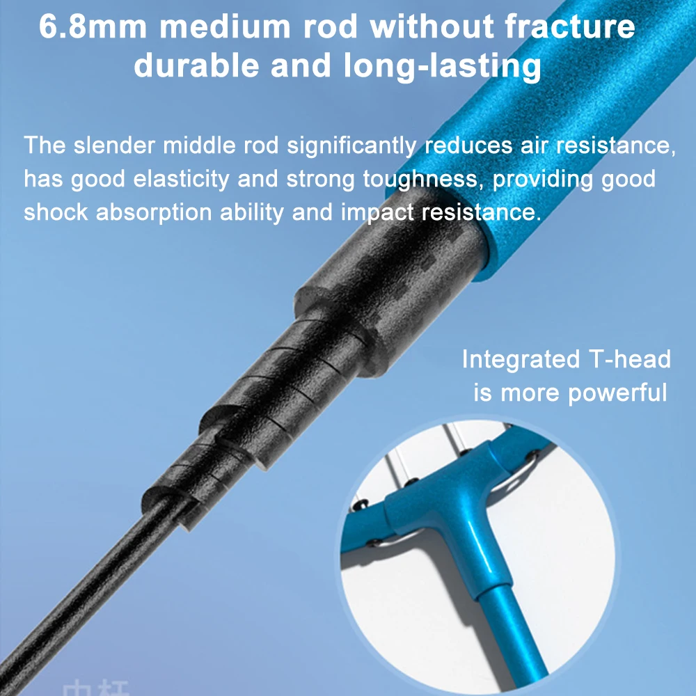 Lightweight professional badminton racket with aluminum shaft.