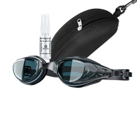 Lunettes de natation sur ordonnance myopie personnalisées pour enfants adultes, antibuée, puissance différente gauche/droite (-6.0 à Plano), sangle réglable 1