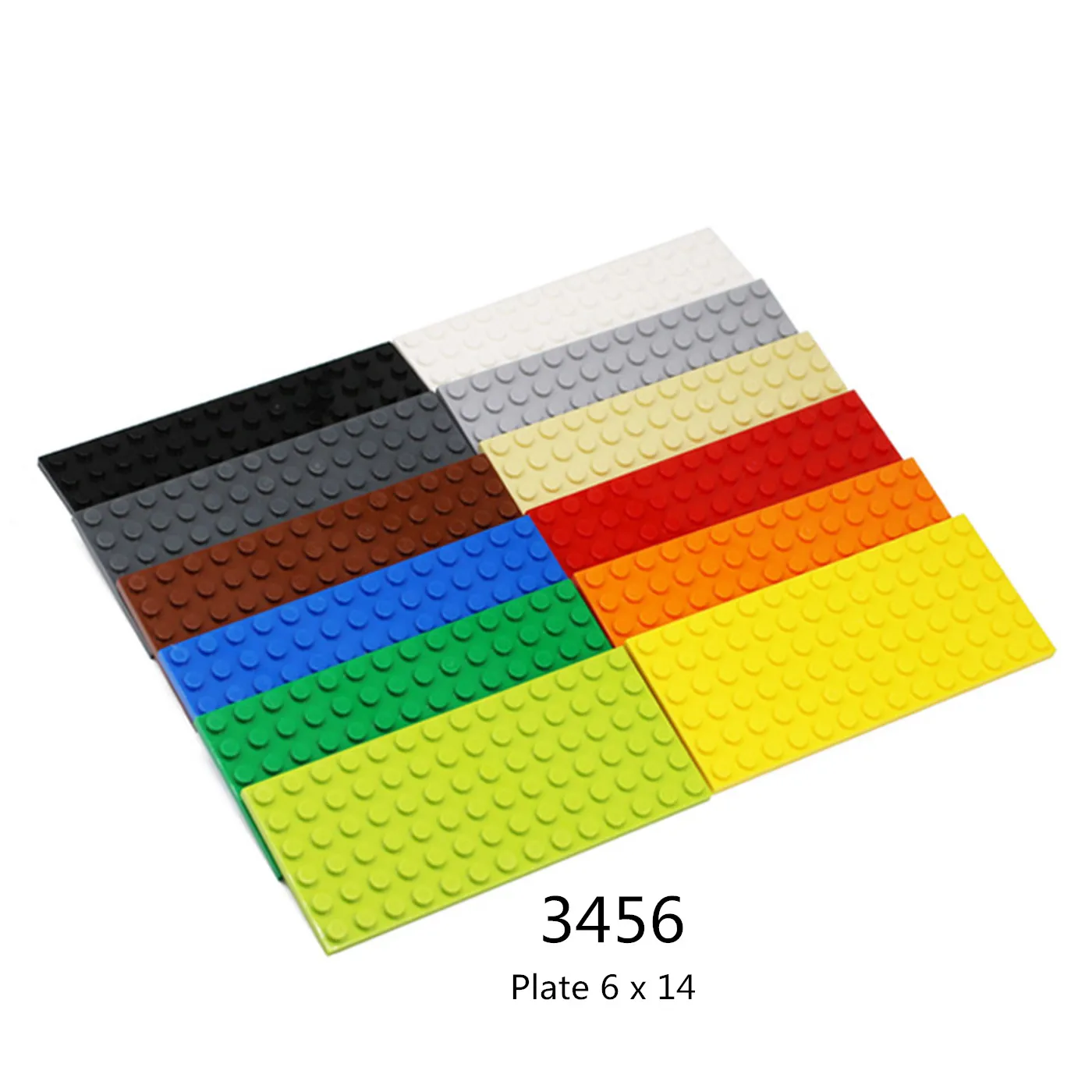 1 Pcs Building Blocks 3456 Plate 6X14 Brick Collections Bulk Modular Gbc Toy Per High-Tech Moc Set