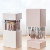 2025 Dustproof Cosmetic Brush Storage Barrel Eyebrow Pencil Lipstick Finishing Box Desktop Cosmetic Bag Drying Bucket 1