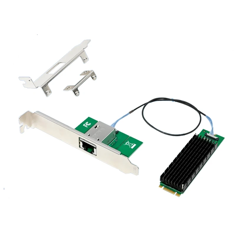 M.2 B+M 10G Embedded Industrial-Grade Network Adapter AQC107 Single Electrical Port 10G Industrial Control Server-HDL