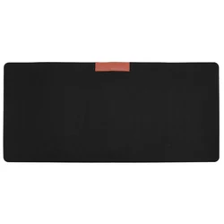 Large Non - Slip Desk Mat - Premium Wool Felt Mouse and Keyboard Surface (Black B)