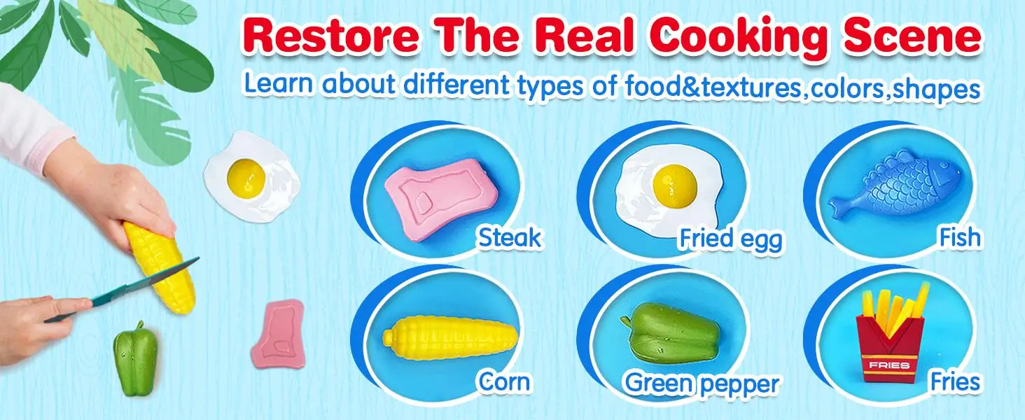 Color-Changing Pretend Fryer Toy Set