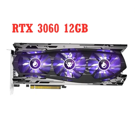 Yeston Nvidia Geforce Rtx 306012 Gd6 Lb Scheda Grafica Gddr6 192Bit Rtx3060 12Gb Gpu Placa De Video Usato