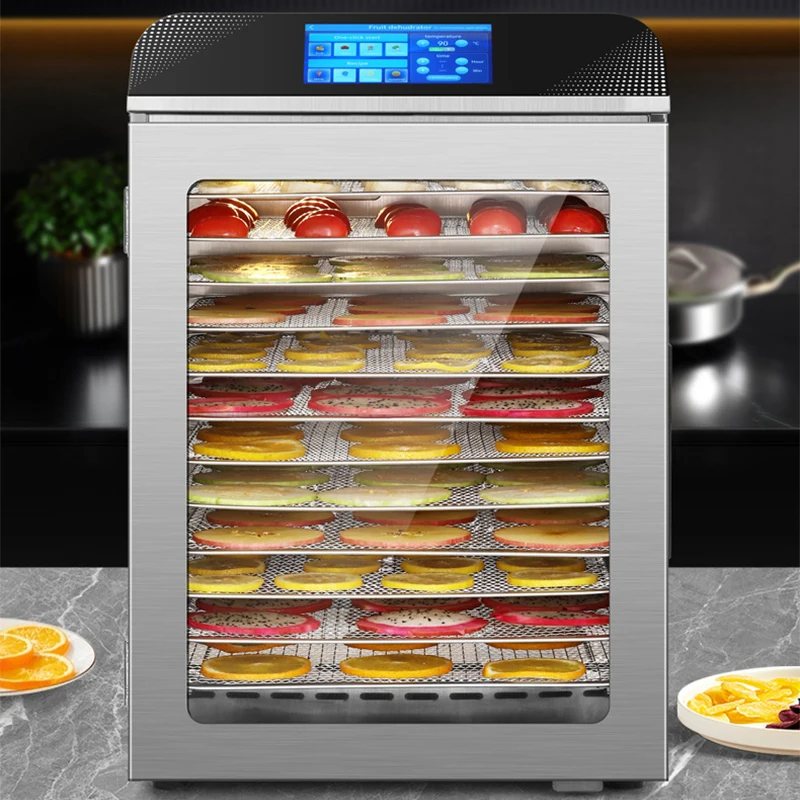 Intelligent dried fruit machine household and commercial touch screen fully automatic fruit and vegetable meat food drying 3