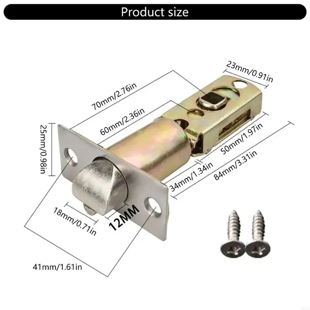 Stainless Steel Door Lock Latch Bronze Privacy Lock