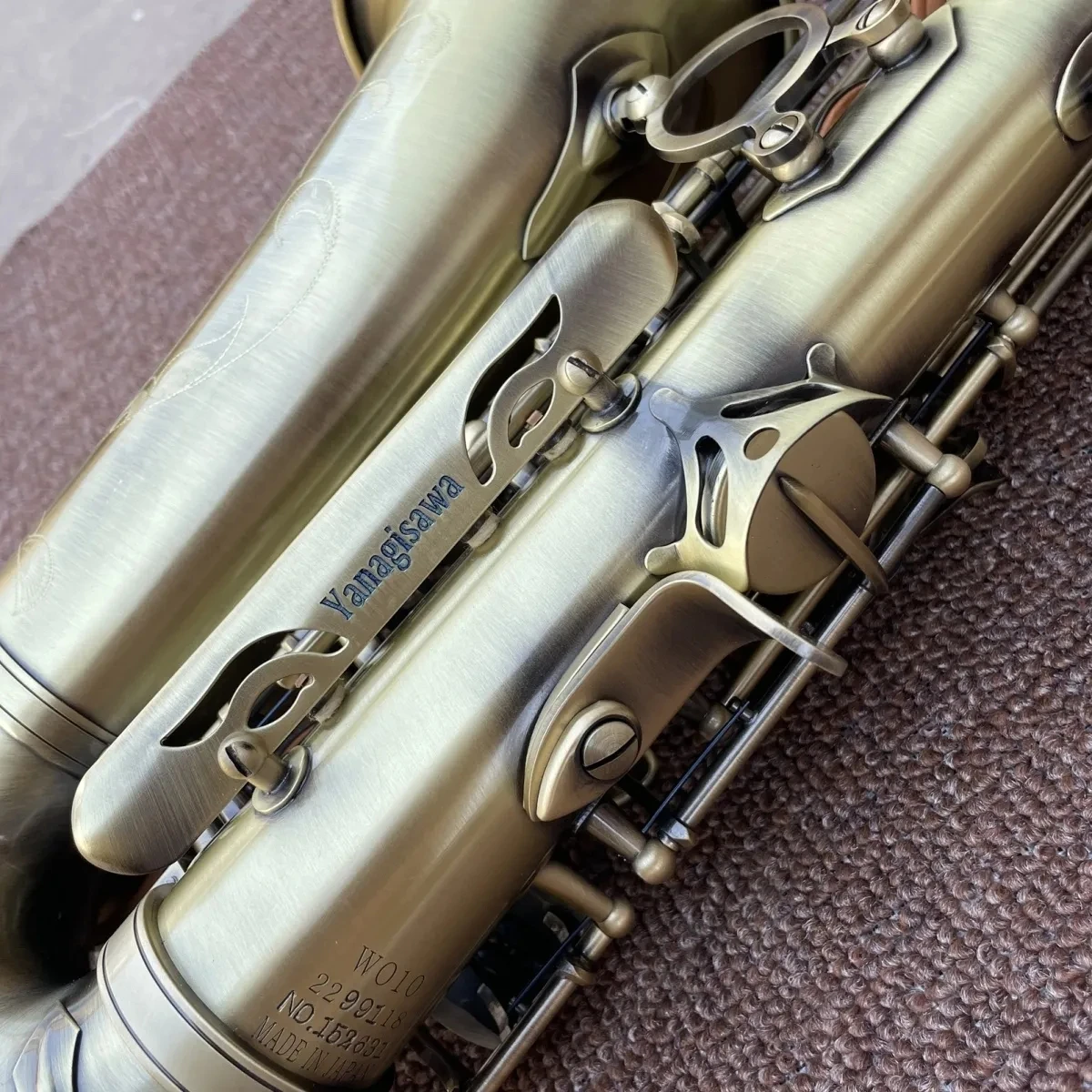 Japan sax W01 professional saxophone flat E key antique