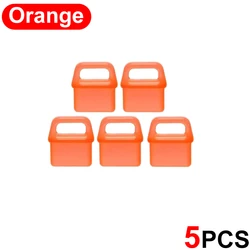 USB - C Anti - Dust Plug and Mobile Phone Protection Cap (5PCS Orange)